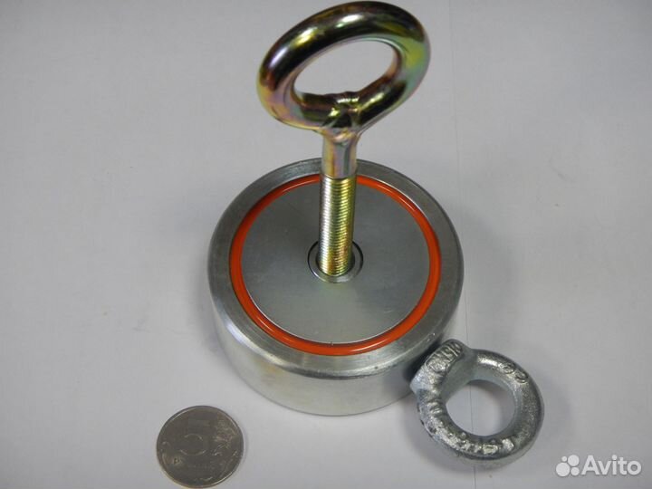 Поисковый двухсторонний магнит F-200х2