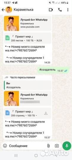 Бот для WhatsApp