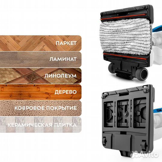 Вертикальный паровой пылесос Kitfort KT-556