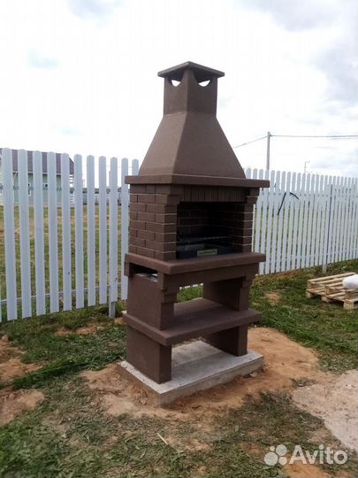 Печь барбекю / Мангал из кирпича
