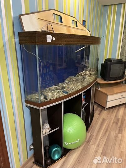 Аквариум 400 литров с тумбой