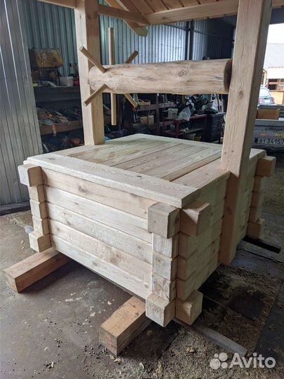 Изделие из дерева ручной работы, Колодец