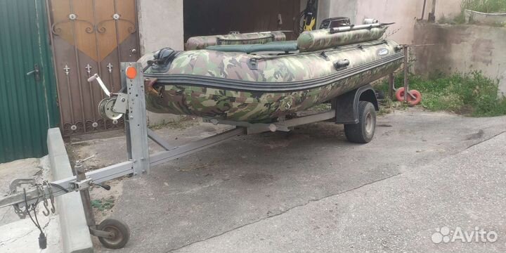 Лодка пвх с мотором и прицепом