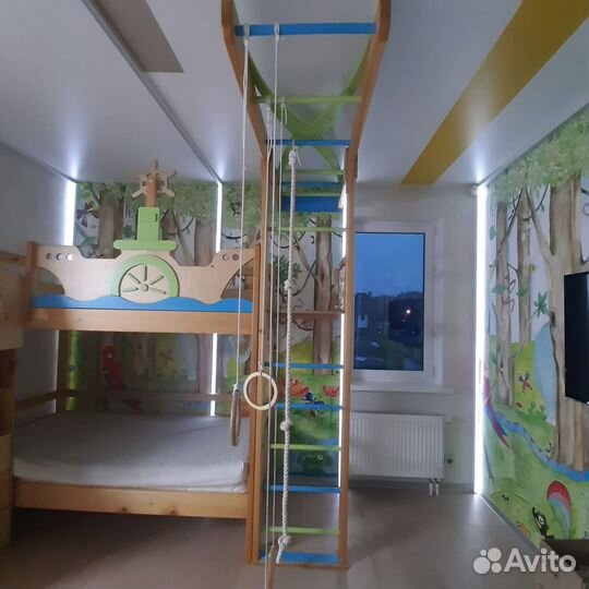 Двухярусная кровать бу