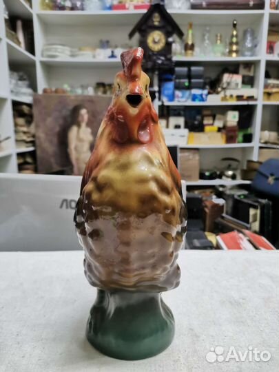 Штоф Петух без крышки Керамика СССР (Ч)
