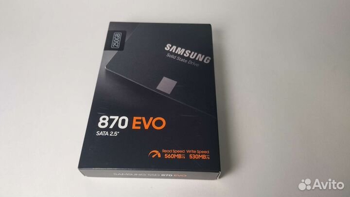 Жёсткий диск SSD Samsung 870 EVO 250 Gb