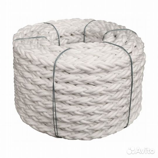 Канат швартовый с гашами 52мм 8-прядный