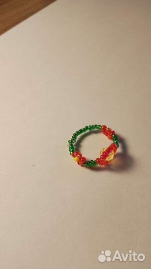 Колечко из бисера