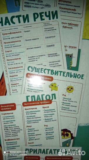 Плакаты по русскому языку 8шт Банда умников