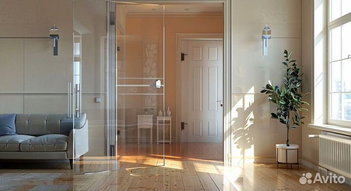 Изготовление стеклянных дверей