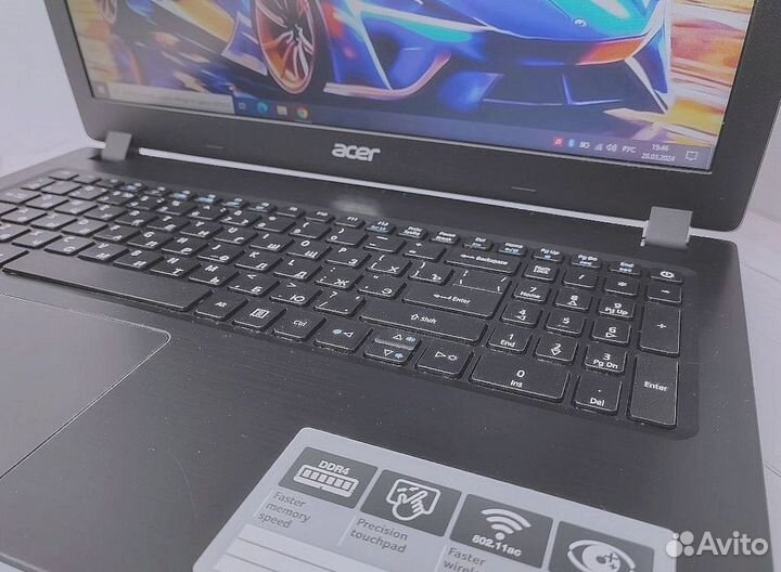 Игровой Ноутбук Acer aspire с дискретной видео
