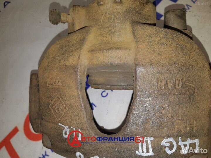 Суппорт тормозной, 410010002R renault laguna 3, 30