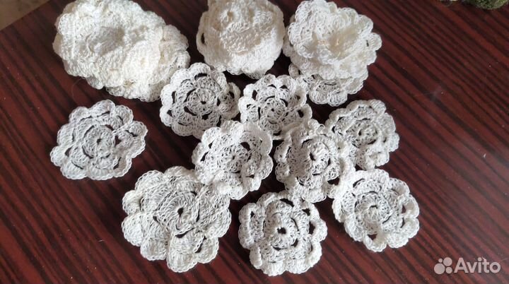 Цветочки крючком