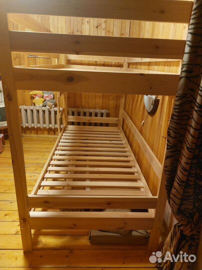 Кровать двухьярусная икеа mydal