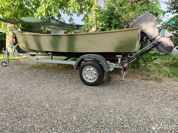 Лодка 4,3 нерегистрат с мотором Tohatsu 9.9(18)