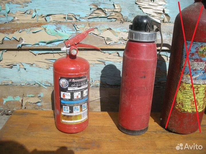 Огнетушители СССР на дизайн только самовывоз