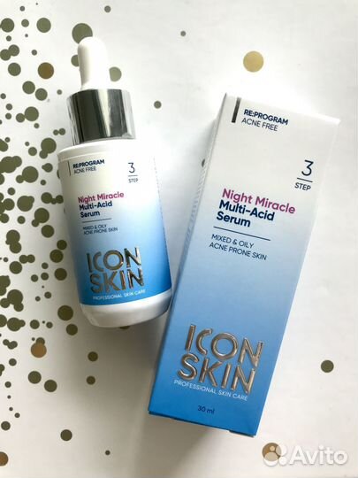 Сыворотка Icon Skin Night Miracle Multi-Acid Serum