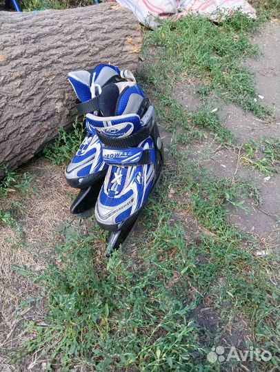 Коньки хоккейные размерная регулировка