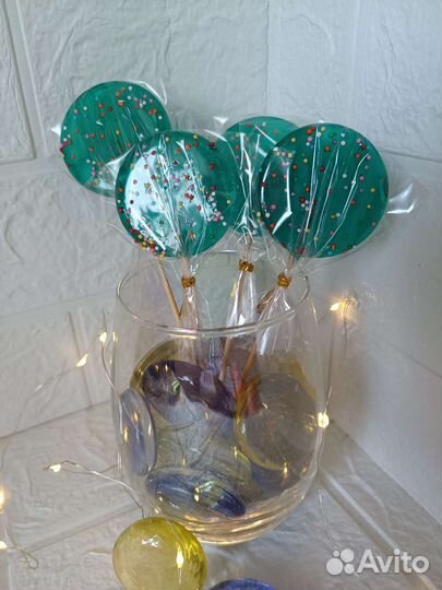 Леденцы из изомальта ручной работы