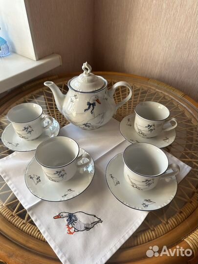 Сервиз чайный «Гуси» Чехия