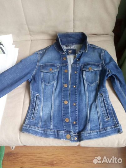Джинсовая куртка Massimo Dutti 42-44 женская