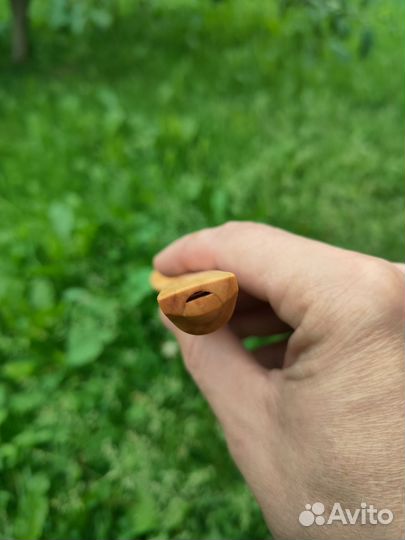 Деревянная ложка со свистком