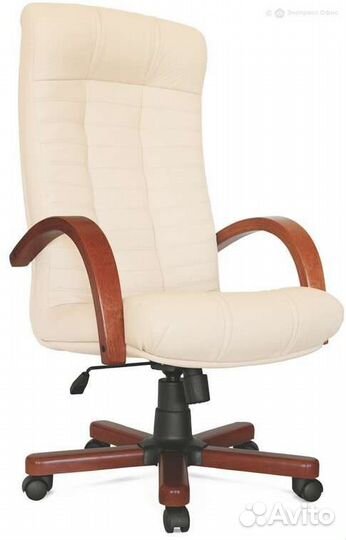 Кресло для руководителя Атлант экстра вишня плюс