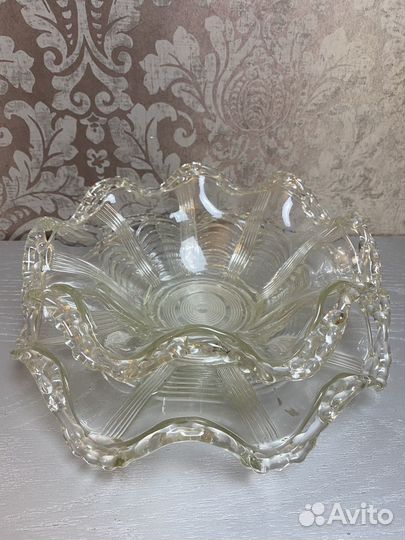 Комплект ваза для фруктов и блюдо