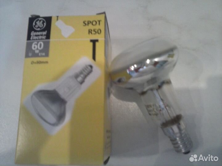 Лампы зеркальные General Electric R50, R39 E14