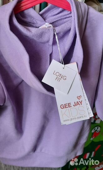 Толстовка для девочки новая сиреневая 92