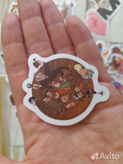 Наклейки Гравити Фолз (Gravity Falls) 50 шт новые