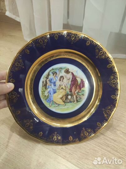 Тарелки cobalt чехия