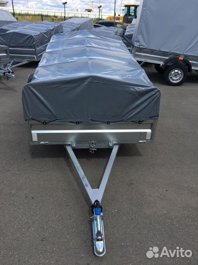 Оцинкованный легковой прицеп длиной 2,5 метра