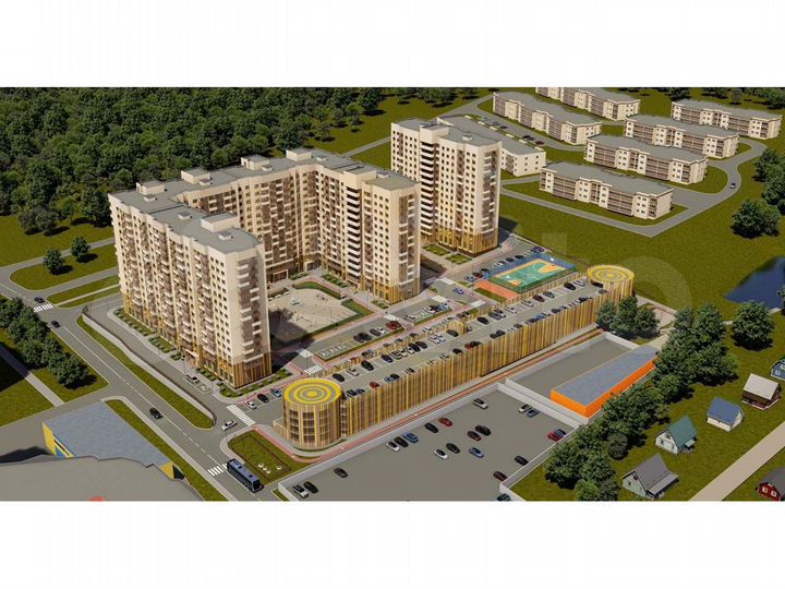 2-к. квартира, 57,4 м², 2/14 эт.