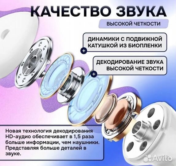 Беспроводные наушники airpods pro 2 с экраном