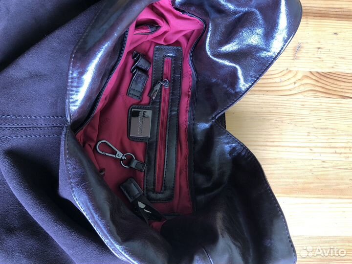 Сумка женская натуральная замша