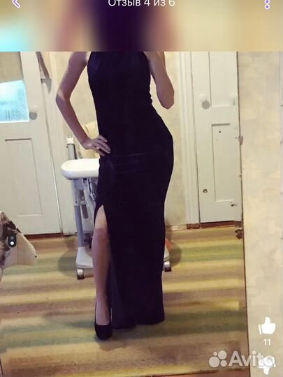 Вечернее платье в пол 42