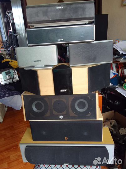 Акустические колонки центральный канал от 500