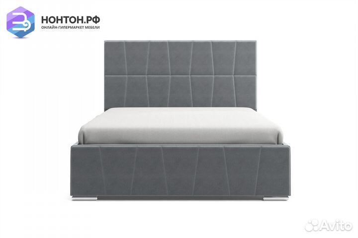 Кровать Пассаж серая
