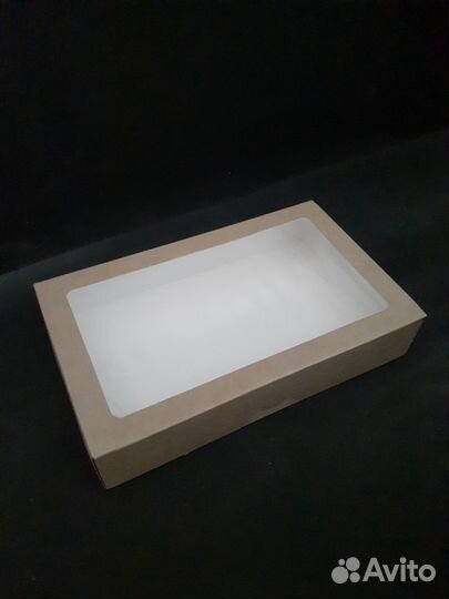 Крафт коробки с окошком 20124