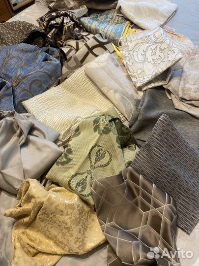 Отрезы ткани пакетом