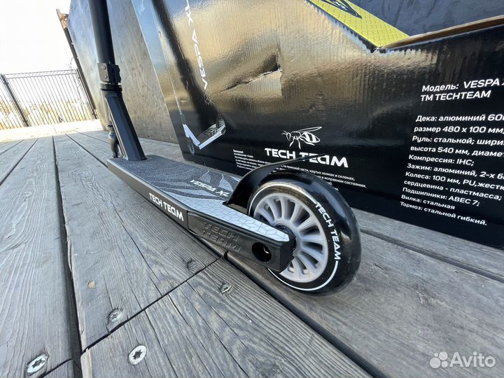 Самокат, Tech Team Vespa XL, новый