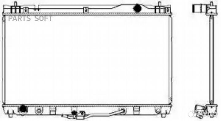 Радиатор охлаждения Тойота Камри 3,0 2001