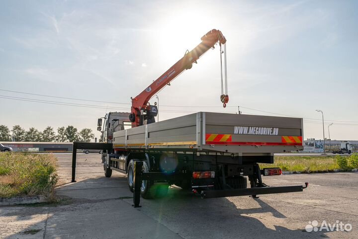 Бортовой грузовик FAW 3250 с КМУ Kanglim, 2024