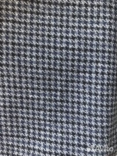 Отрез ткани шерсть италия серая гусиная лапка