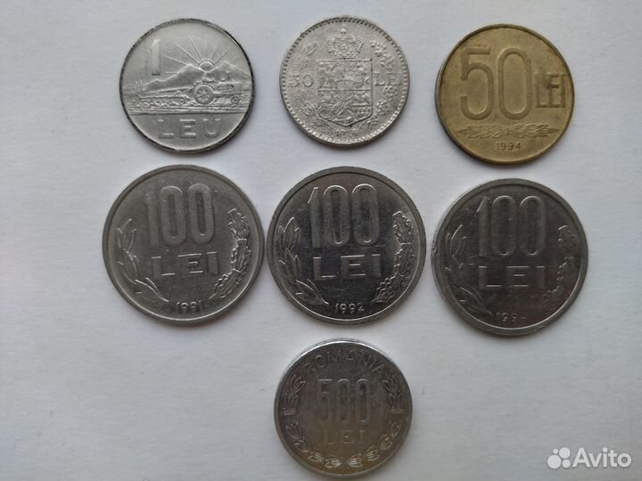 Монеты Великобритании и Европейских стран