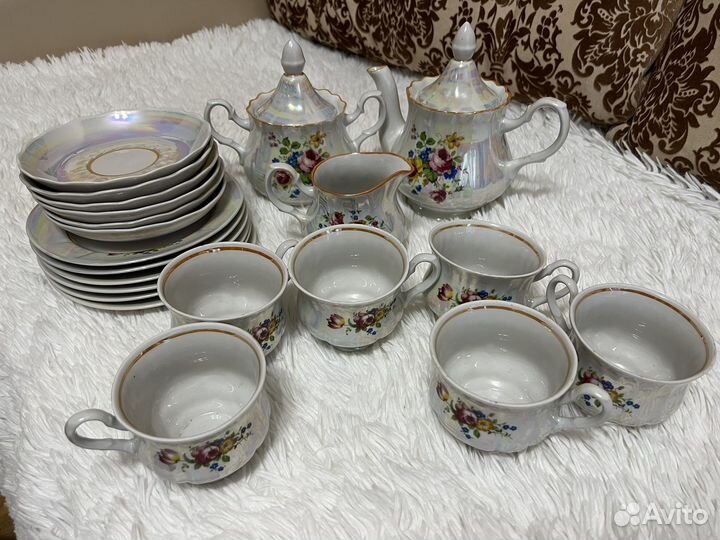 Чайный сервиз (Добушский фарфоровый завод)