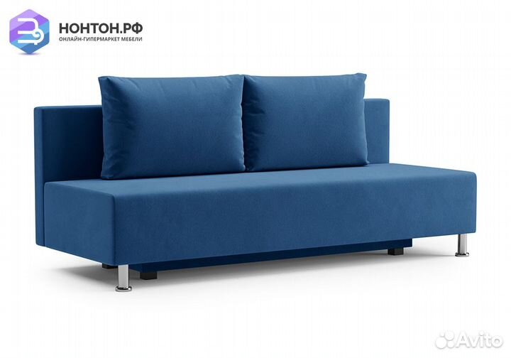 Диван еврокнижка Канна синий