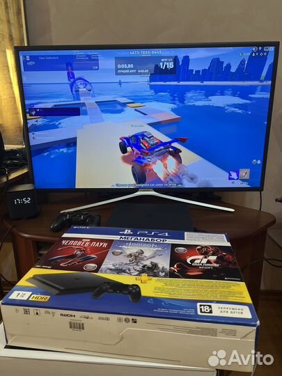 PS4 slim 21 год 1000гб 3ревизия