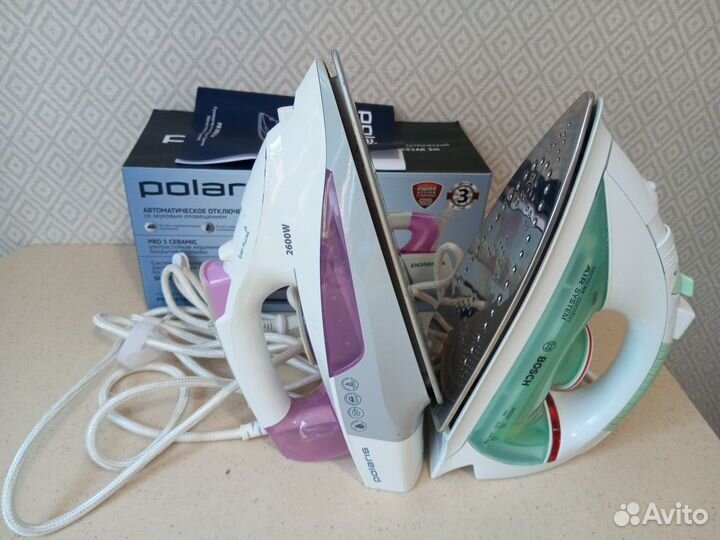 Утюг bosch и polaris на запчасти